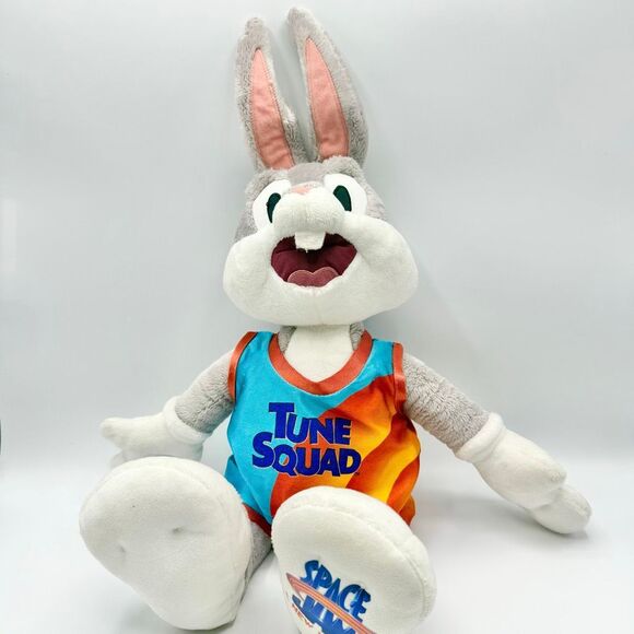 Build A Bear Bugs Bunny Space Jam With Jersey Plush Toy 19” - Picture 1 of 10